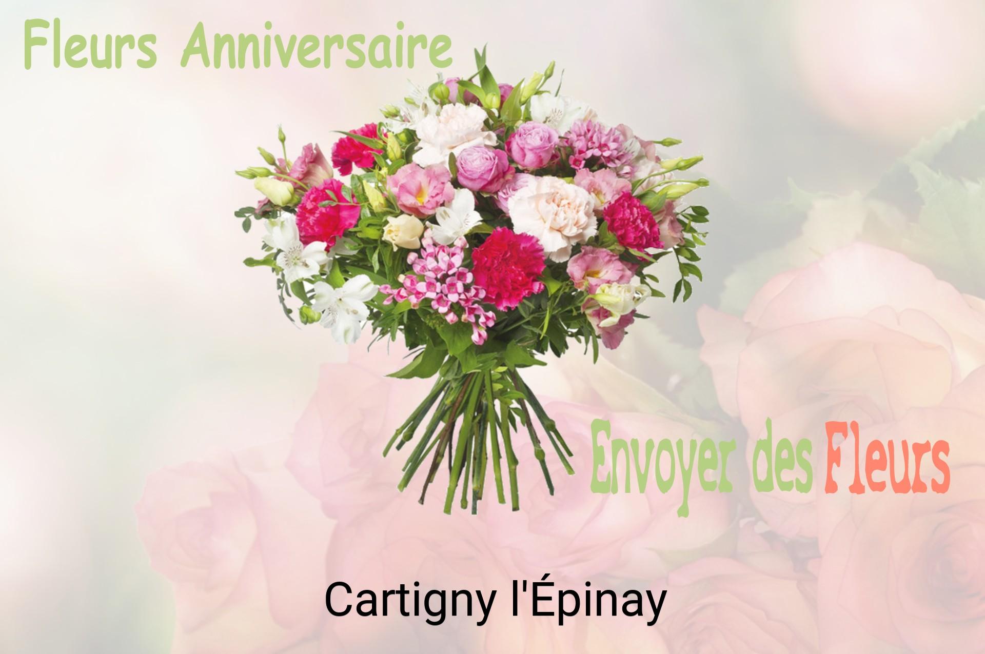 Bouquet de fleurs d’anniversaire livré à Cartigny-l'Épinay