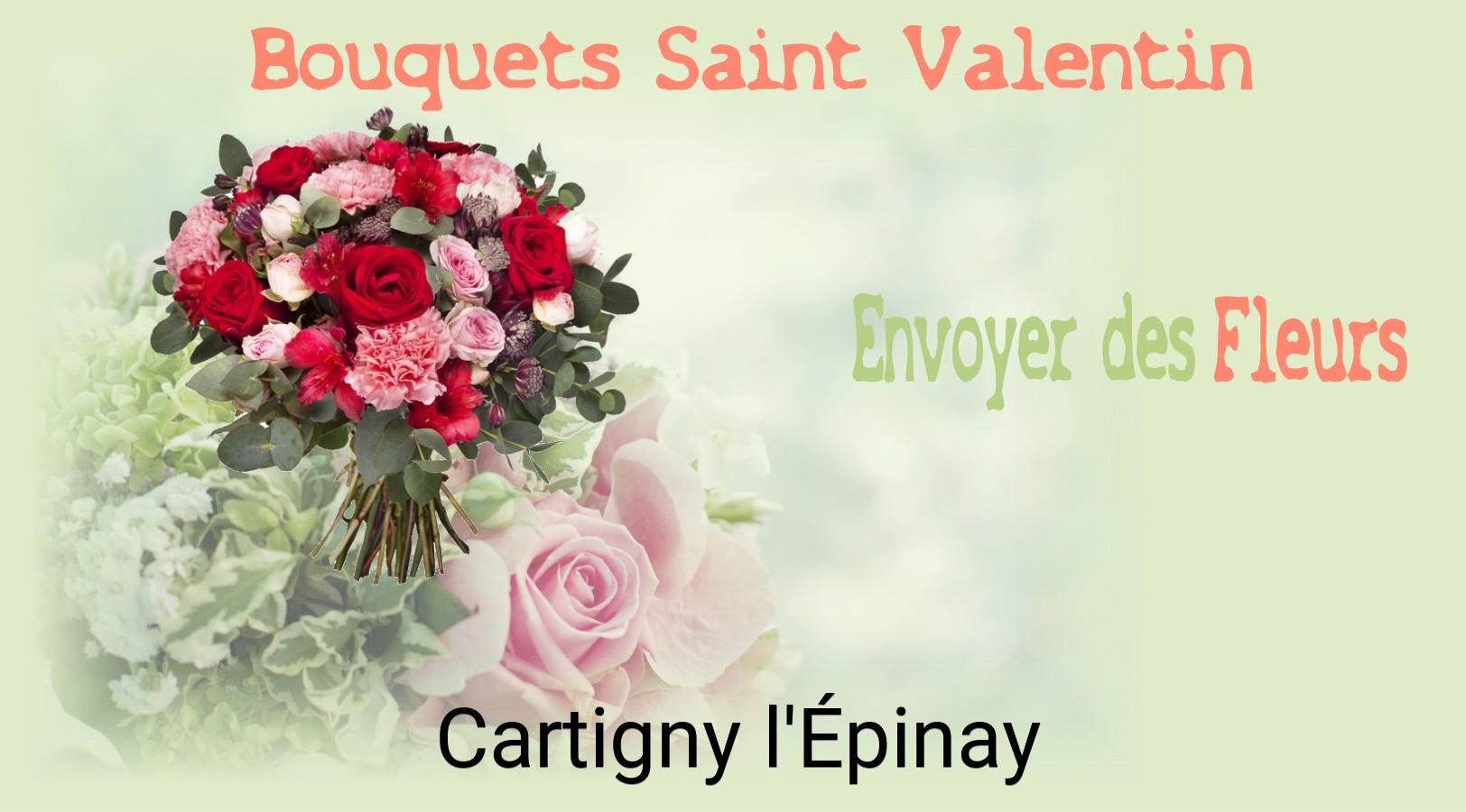 Roses de Saint-Valentin livrées à Cartigny-l'Épinay